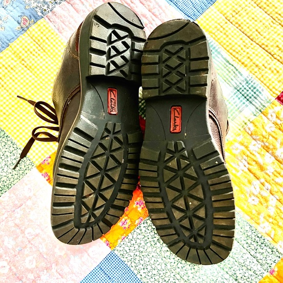 Men’s Clark’s casual shoes sz. 13 cordovan. Worn very little very nice shoes. - Picture 3 of 5